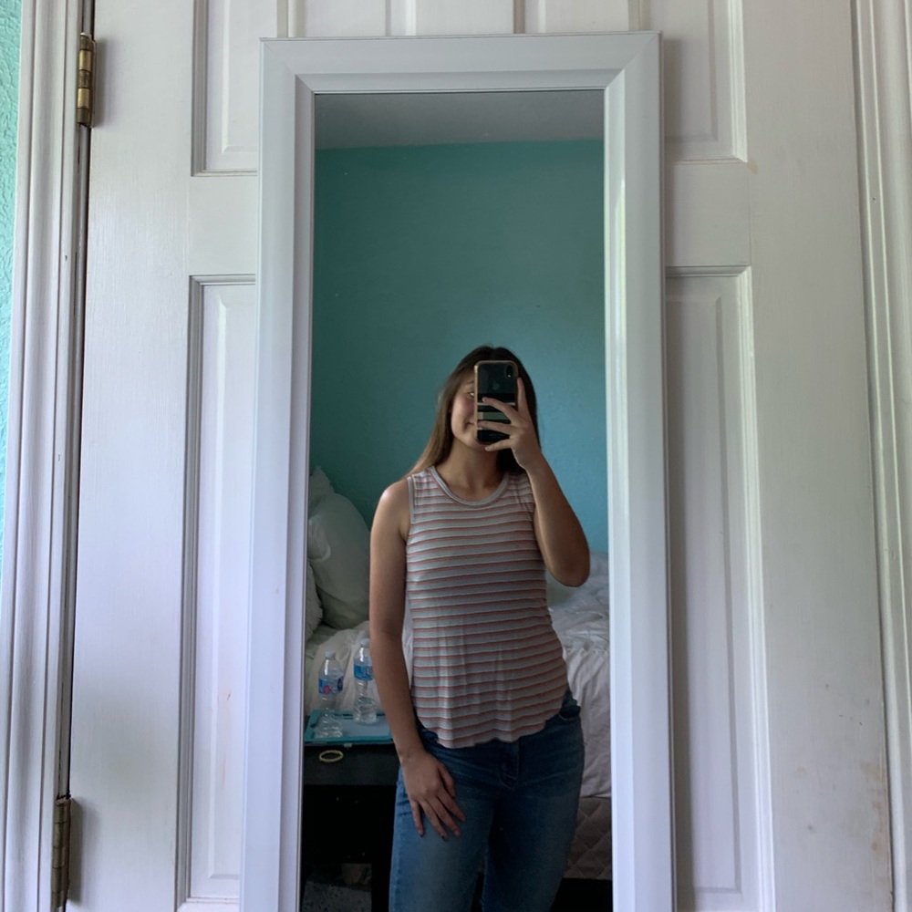 stripped tank top